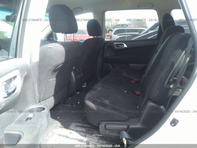 5N1AR2MM8FC605339 - 2015 NISSAN PATHFINDER S/SV/SL/PLATINUM White photo 8