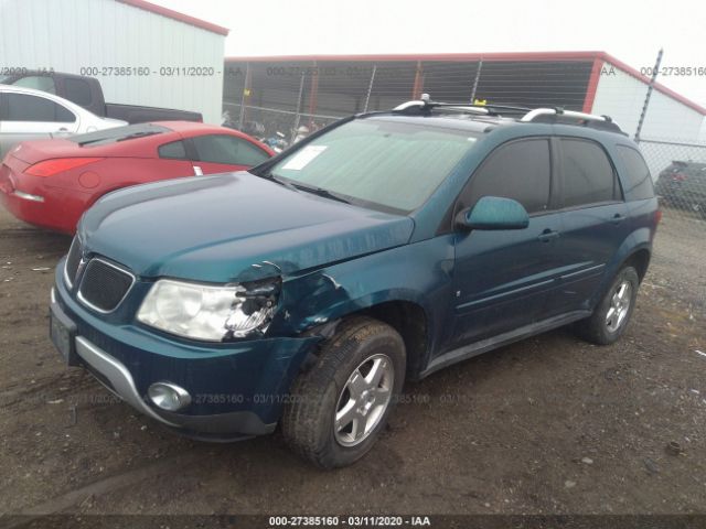 2CKDL73F276112312 - 2007 PONTIAC TORRENT  Blue photo 2