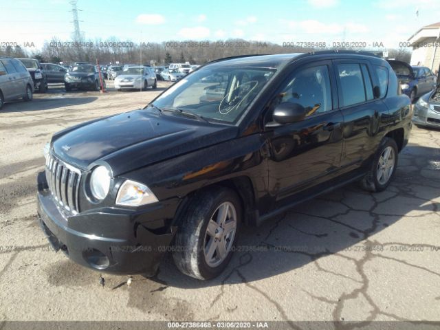 1J4NF4FB0AD611851 - 2010 JEEP COMPASS SPORT Black photo 2