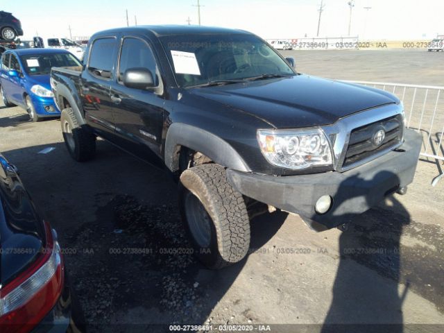 5TELU42N28Z548109 - 2008 TOYOTA TACOMA DOUBLE CAB Black photo 1