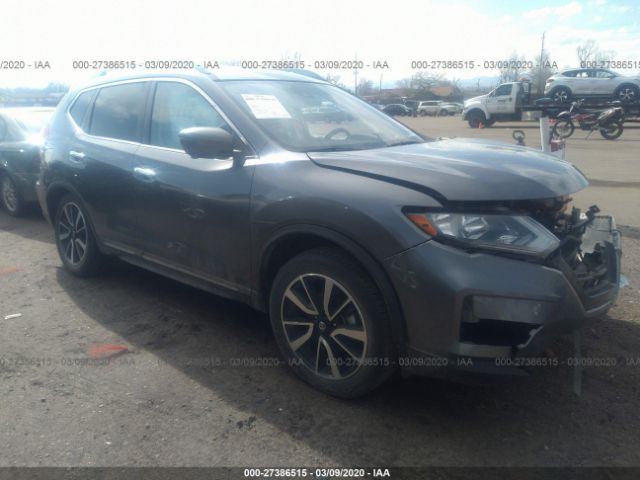 5N1AT2MV5KC805910 - 2019 NISSAN ROGUE S/SL/SV Gray photo 1