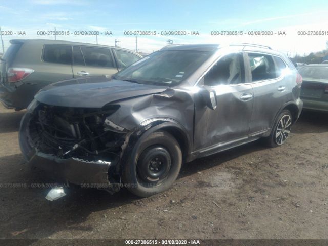 5N1AT2MV5KC805910 - 2019 NISSAN ROGUE S/SL/SV Gray photo 2