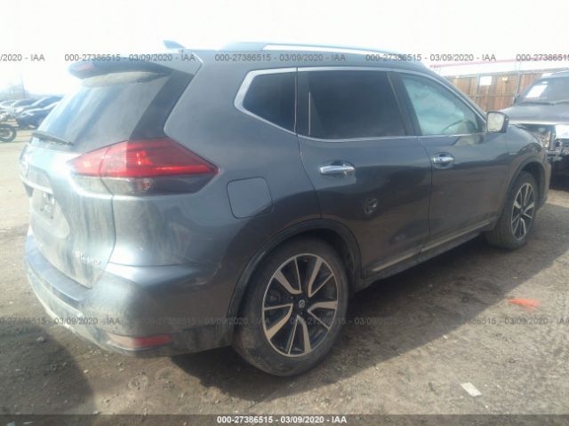 5N1AT2MV5KC805910 - 2019 NISSAN ROGUE S/SL/SV Gray photo 4