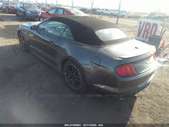 1FATP8UH5L5134457 - 2020 FORD MUSTANG  Gray photo 3