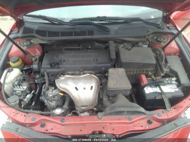 4T1BE46K28U253976 - 2008 TOYOTA CAMRY CE/LE/XLE/SE 红色 照片 10