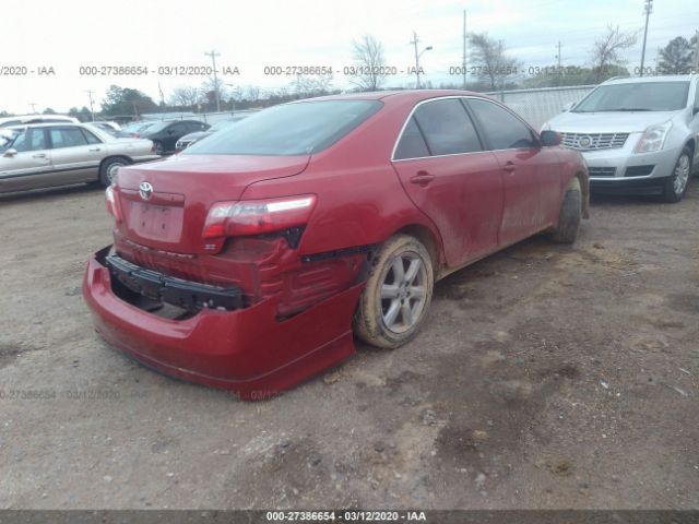 4T1BE46K28U253976 - 2008 TOYOTA CAMRY CE/LE/XLE/SE 红色 照片 4