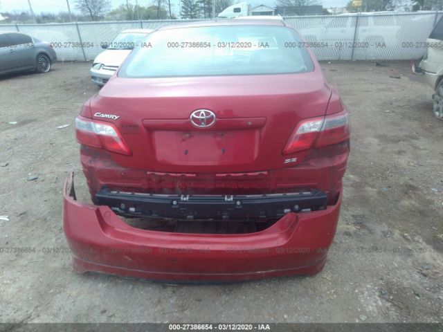4T1BE46K28U253976 - 2008 TOYOTA CAMRY CE/LE/XLE/SE 红色 照片 6