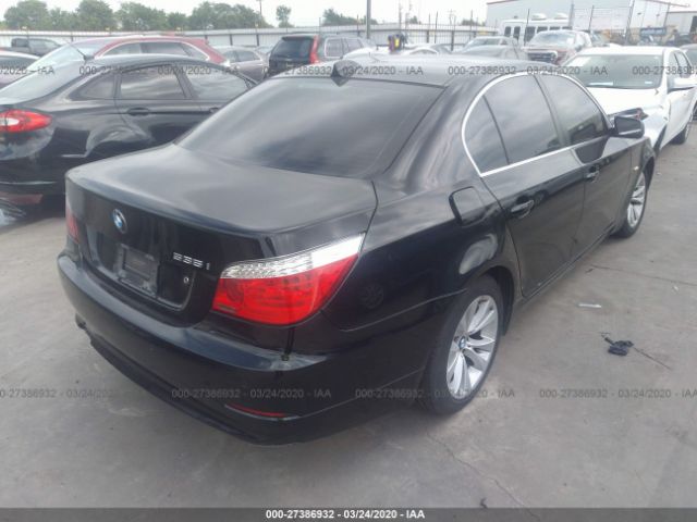 WBANW13589C160394 - 2009 BMW 535 I Black photo 4