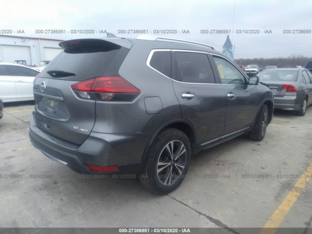 JN8AT2MV0JW306504 - 2018 NISSAN ROGUE S/SL/SV Gray photo 4