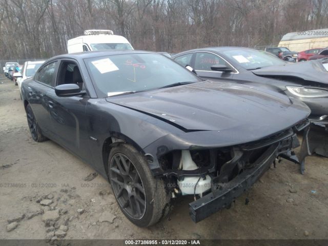 2C3CDXCTXJH125315 - 2018 DODGE CHARGER R/T Gray photo 1