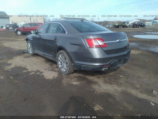 1FAHP2FW6CG109263 - 2012 FORD TAURUS LIMITED Gray photo 3