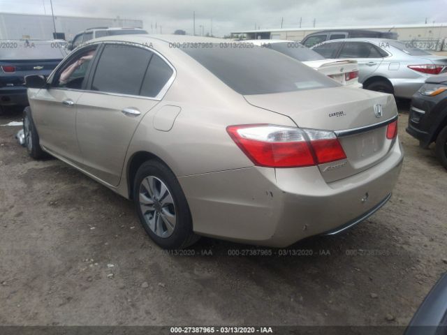 1HGCR2F32FA145531 - 2015 HONDA ACCORD LX Tan photo 3