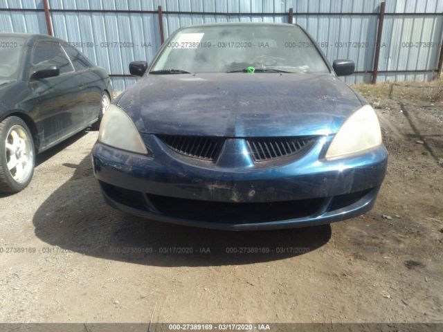 JA3AJ26E34U039419 - 2004 MITSUBISHI LANCER ES Blue photo 6