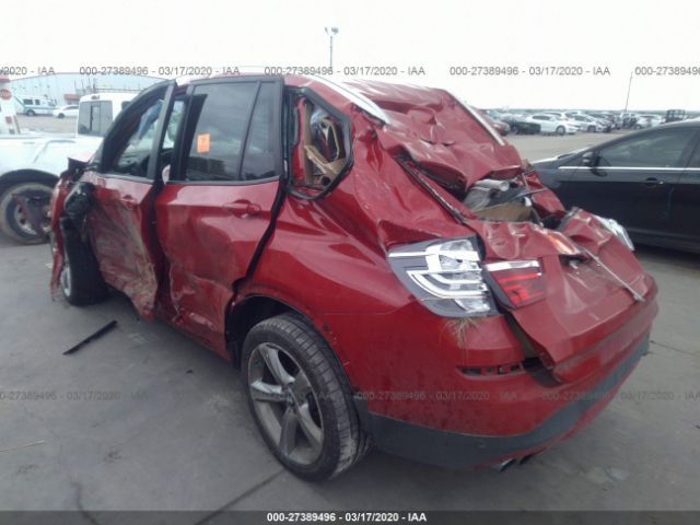 5UXWZ7C30H0V89575 - 2017 BMW X3 SDRIVE28I Red photo 3