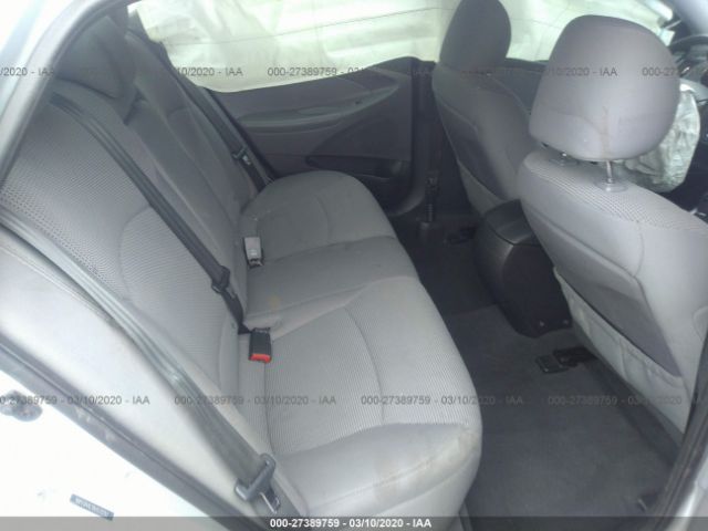 5NPEB4AC1DH572252 - 2013 HYUNDAI SONATA GLS Silver photo 8