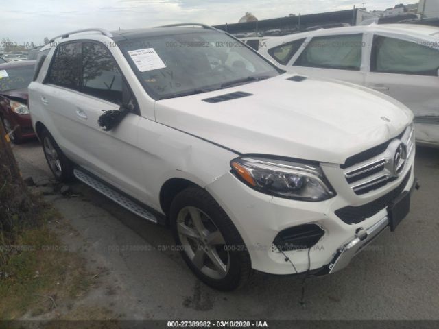 4JGDA5GB1KB213982 - 2019 MERCEDES-BENZ GLE 400 4MATIC White photo 1