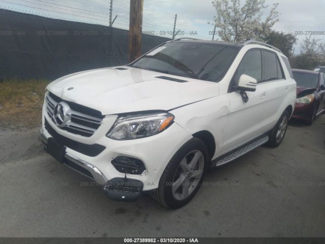 4JGDA5GB1KB213982 - 2019 MERCEDES-BENZ GLE 400 4MATIC White photo 2