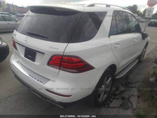 4JGDA5GB1KB213982 - 2019 MERCEDES-BENZ GLE 400 4MATIC White photo 4