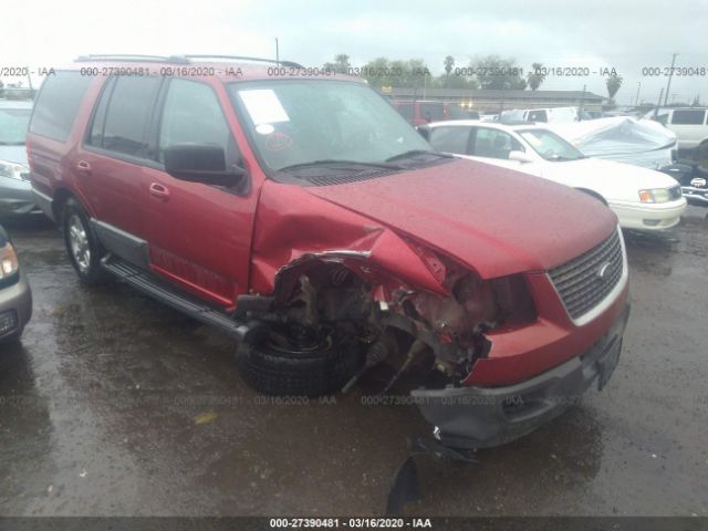 1FMPU16L24LB06900 - 2004 FORD EXPEDITION XLT Red photo 1