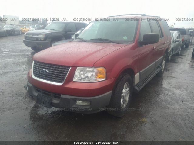 1FMPU16L24LB06900 - 2004 FORD EXPEDITION XLT Red photo 2