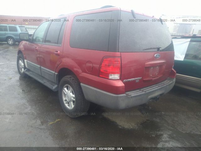 1FMPU16L24LB06900 - 2004 FORD EXPEDITION XLT Red photo 3