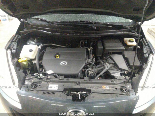 JM1CW2BL6C0137737 - 2012 MAZDA 5  Gray photo 10