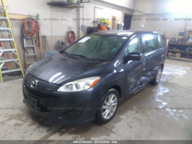 JM1CW2BL6C0137737 - 2012 MAZDA 5  Gray photo 2