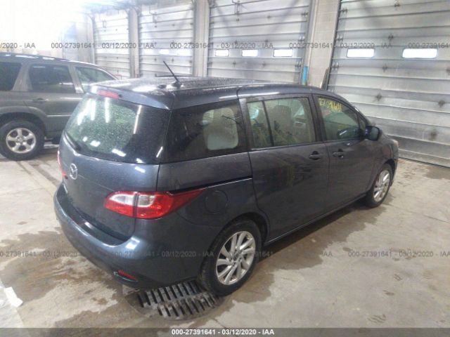 JM1CW2BL6C0137737 - 2012 MAZDA 5  Gray photo 4