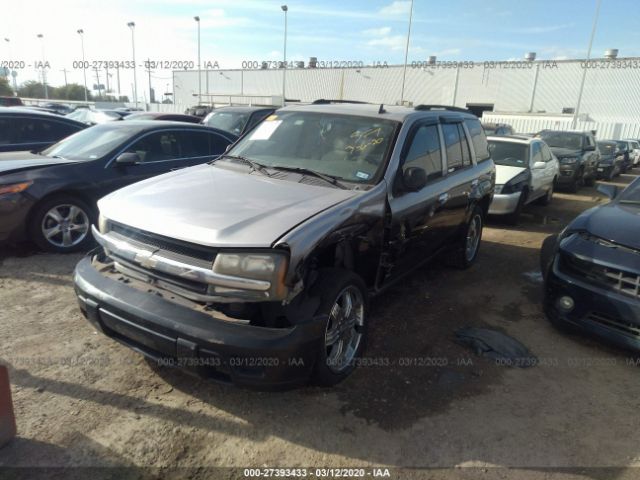 1GNDS13SX72137371 - 2007 CHEVROLET TRAILBLAZER LS/LT Gray photo 2