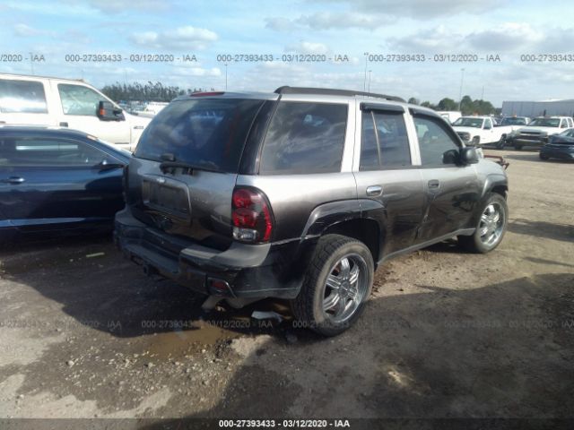 1GNDS13SX72137371 - 2007 CHEVROLET TRAILBLAZER LS/LT Gray photo 4