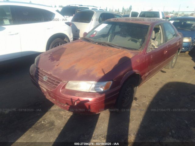 4T1BG22K3VU128274 - 1997 TOYOTA CAMRY CE/LE/XLE Red photo 2