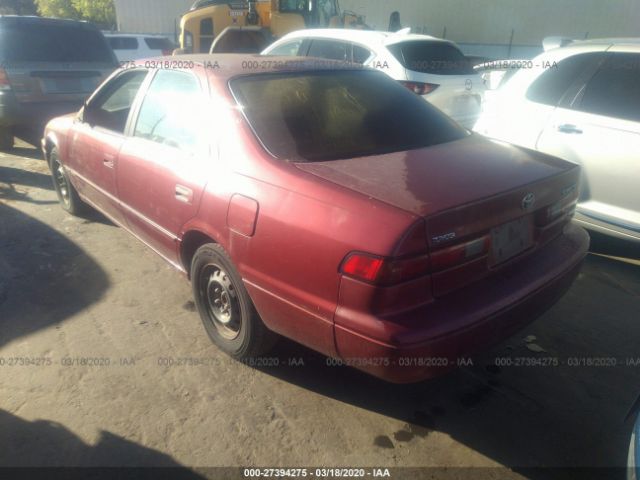 4T1BG22K3VU128274 - 1997 TOYOTA CAMRY CE/LE/XLE Red photo 3