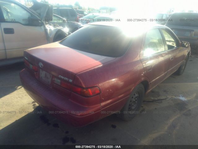 4T1BG22K3VU128274 - 1997 TOYOTA CAMRY CE/LE/XLE Red photo 4