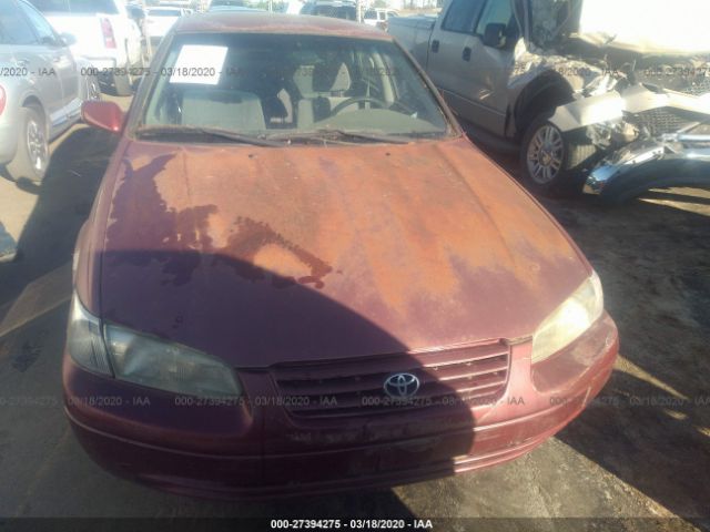 4T1BG22K3VU128274 - 1997 TOYOTA CAMRY CE/LE/XLE Red photo 6