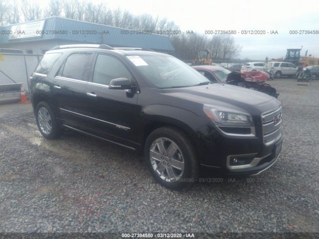 1GKKRTKD5EJ249738 - 2014 GMC ACADIA DENALI Black photo 1