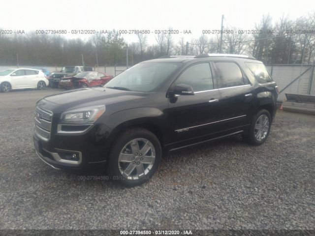 1GKKRTKD5EJ249738 - 2014 GMC ACADIA DENALI Black photo 2