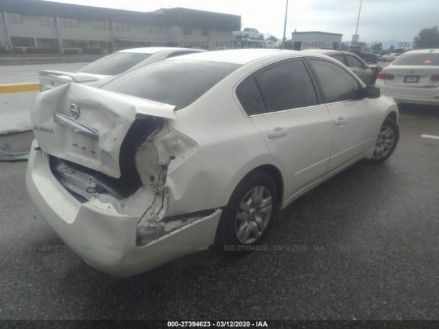 1N4AL2AP4CN414897 - 2012 NISSAN ALTIMA S White photo 4