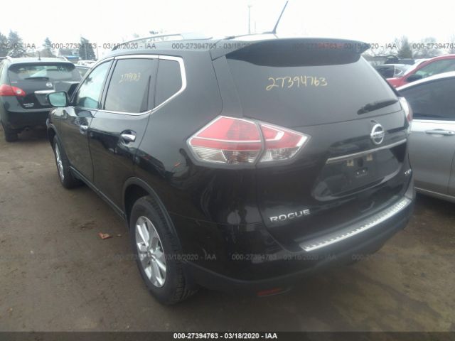 5N1AT2MV2FC765713 - 2015 NISSAN ROGUE S/SL/SV Black photo 3