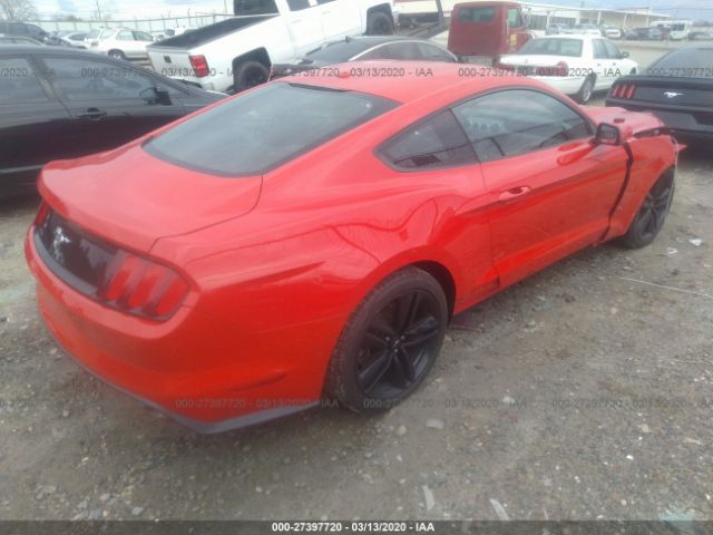 1FA6P8TH2F5362161 - 2015 FORD MUSTANG  Red photo 4