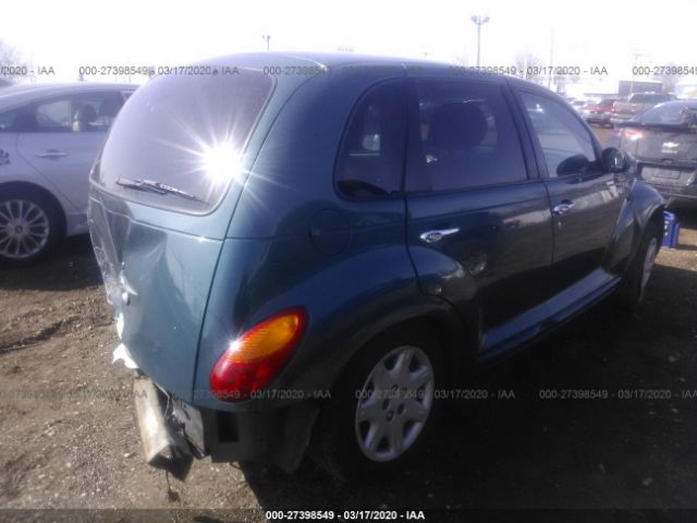 3C4FY4BB31T691490 - 2001 CHRYSLER PT CRUISER  Turquoise photo 4