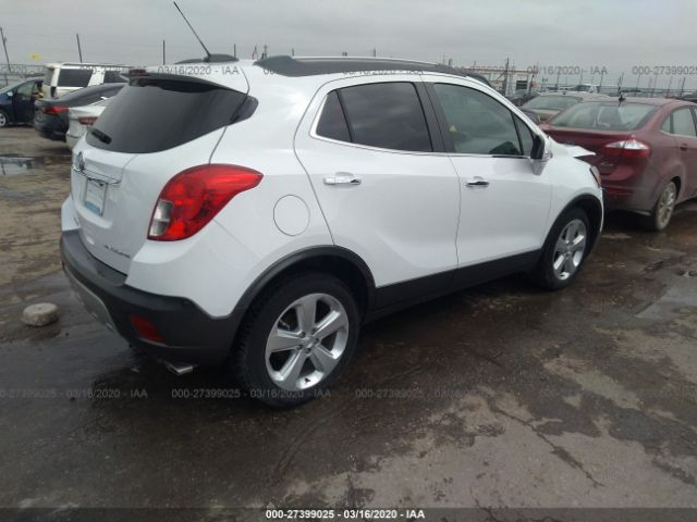 KL4CJASB0GB656108 - 2016 BUICK ENCORE  White photo 4