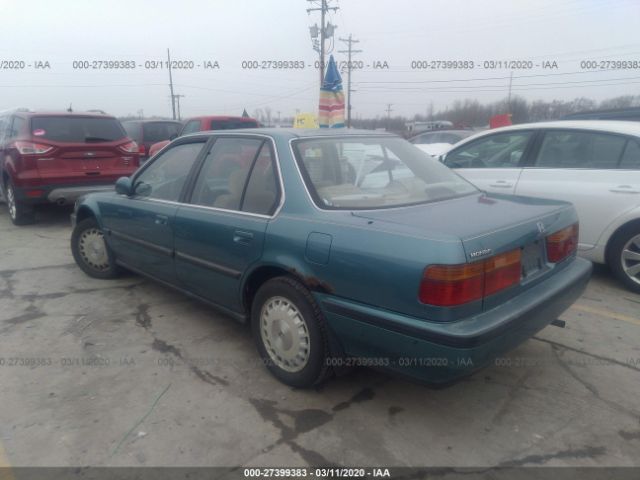 JHMCB7563LC078335 - 1990 HONDA ACCORD EX/EX-R Blue photo 3