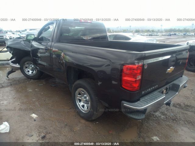 1GCNCPEC0EZ313934 - 2014 CHEVROLET SILVERADO C1500 Gray photo 3