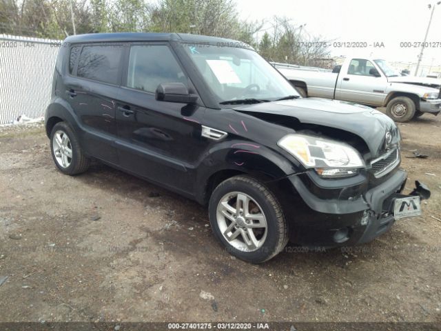 KNDJT2A29B7237359 - 2011 KIA SOUL +/!/SPORT Black photo 1