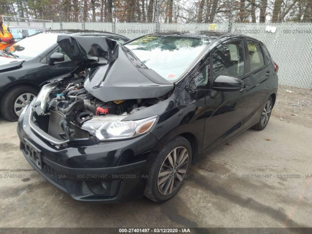 JHMGK5H78GX028975 - 2016 HONDA FIT EX/EXL Black photo 2