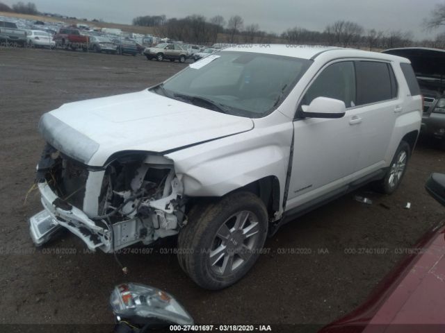 2GKALMEK9D6410049 - 2013 GMC TERRAIN SLE White photo 2