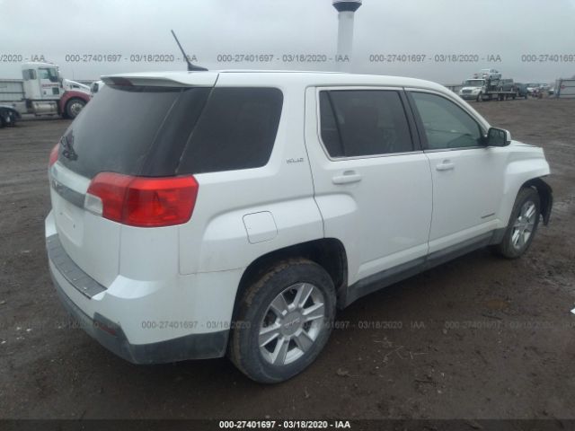 2GKALMEK9D6410049 - 2013 GMC TERRAIN SLE White photo 4