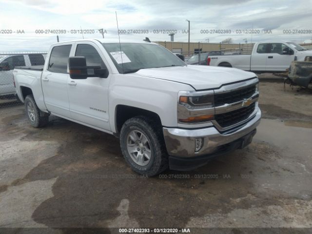 3GCUKREC2HG319071 - 2017 CHEVROLET SILVERADO K1500 LT White photo 1