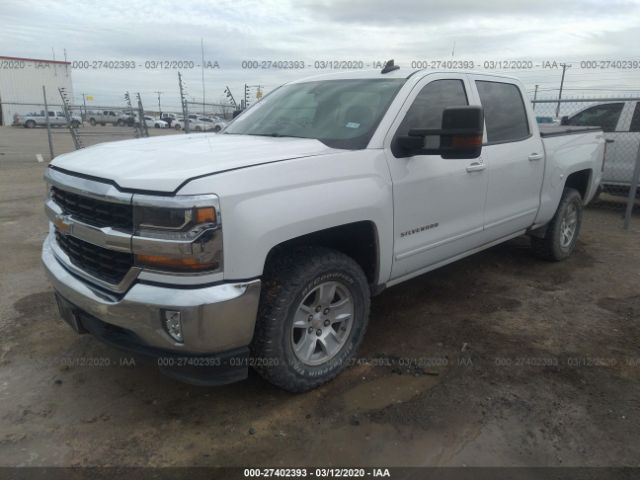 3GCUKREC2HG319071 - 2017 CHEVROLET SILVERADO K1500 LT White photo 2