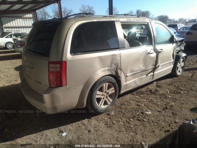 2D8HN54X28R146198 - 2008 DODGE GRAND CARAVAN SXT Tan photo 4